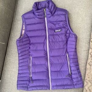 Women’s Patagonia Purple Puffer Vest Size Small